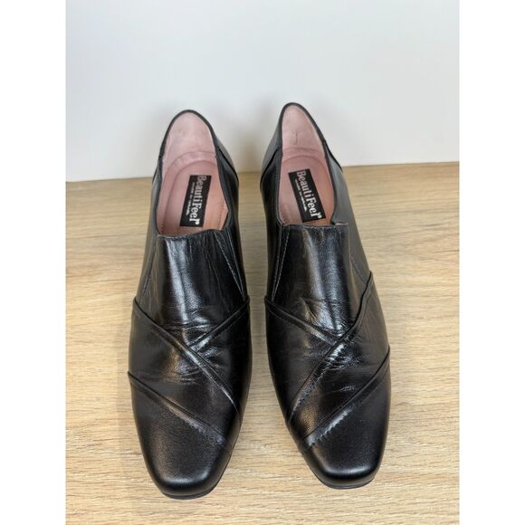 BeautiFeel Black Rosaline Leather Bootie Women’s Size 7.5 Casual Dressy - Picture 11 of 13